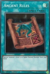 Ancient Rules - Legendary Collection Kaiba (LC06) #LCKC-EN039 - Secret Rare YuGiOh Trading Card