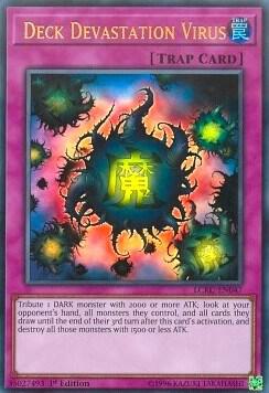 Deck Devastation Virus trading card from Legendary Collection Kaiba Deck Devastation Virus - Legendary Collection Kaiba YuGiOh trading card