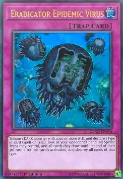 Eradicator Epidemic Virus trading card from Legendary Collection Kaiba Eradicator Epidemic Virus - Legendary Collection Kaiba YuGiOh trading card