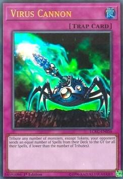 Virus Cannon trading card from Legendary Collection Kaiba Virus Cannon - Legendary Collection Kaiba YuGiOh trading card
