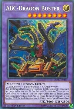 ABC-Dragon Buster trading card from Legendary Collection Kaiba ABC-Dragon Buster - Legendary Collection Kaiba YuGiOh trading card