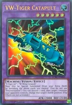 VW-Tiger Catapult trading card from Legendary Collection Kaiba VW-Tiger Catapult - Legendary Collection Kaiba YuGiOh trading card
