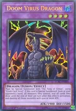 Doom Virus Dragon - Legendary Collection Kaiba YuGiOh trading card