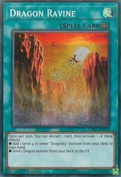 Dragon Ravine trading card from Legendary Collection Kaiba Dragon Ravine - Legendary Collection Kaiba YuGiOh trading card