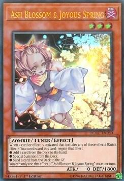 Ash Blossom & Joyous Spring trading card from Legendary Collection Kaiba Ash Blossom & Joyous Spring - Legendary Collection Kaiba YuGiOh trading card
