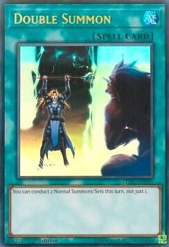 Double Summon trading card from Legendary Collection Kaiba Double Summon - Legendary Collection Kaiba YuGiOh trading card