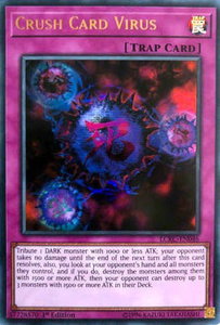 Crush Card Virus (Version 2) - Legendary Collection Kaiba (LC06) #LCKC-EN046 - Ultra Rare YuGiOh Trading Card