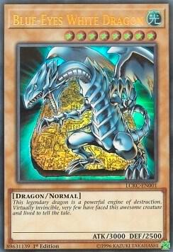 Blue-Eyes White Dragon (Version 4) trading card from Legendary Collection Kaiba Blue-Eyes White Dragon (Version 4) - Legendary Collection Kaiba YuGiOh trading card