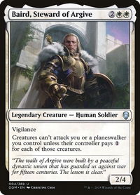Baird, Steward of Argive - Dominaria (DOM) #4 - Uncommon Magic: The Gathering Trading Card