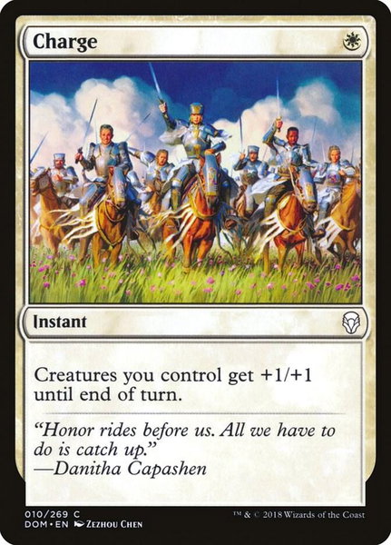 Charge - Dominaria Magic: The Gathering trading card