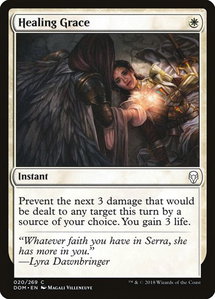Healing Grace - Dominaria (DOM) #20 - Common Magic: The Gathering Trading Card