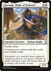 Kwende, Pride of Femeref - Dominaria (DOM) #25 - Uncommon Magic: The Gathering Trading Card