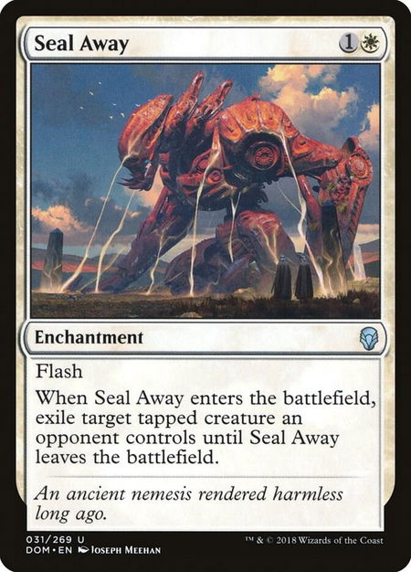 Seal Away trading card from Dominaria Seal Away - Dominaria Magic: The Gathering trading card
