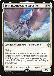 Teshar, Ancestor's Apostle - Dominaria (DOM) #36 - Rare Magic: The Gathering Trading Card