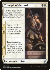Triumph of Gerrard - Dominaria (DOM) #38 - Uncommon Magic: The Gathering Trading Card