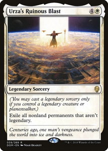 Urza's Ruinous Blast - Dominaria (DOM) #39 - Rare Magic: The Gathering Trading Card