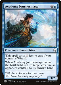 Academy Journeymage - Dominaria (DOM) #41 - Common Magic: The Gathering Trading Card
