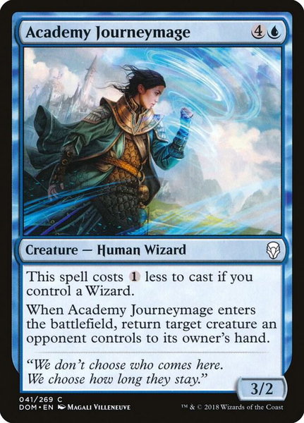 Academy Journeymage - Dominaria Magic: The Gathering trading card