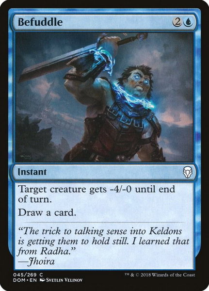 Befuddle - Dominaria Magic: The Gathering trading card
