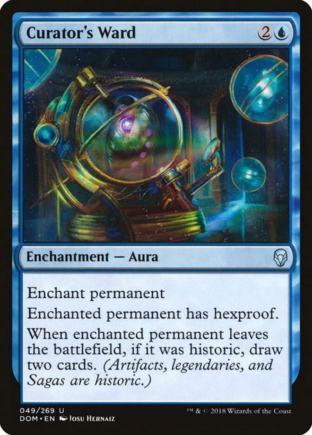 Curator's Ward - Dominaria Magic: The Gathering trading card