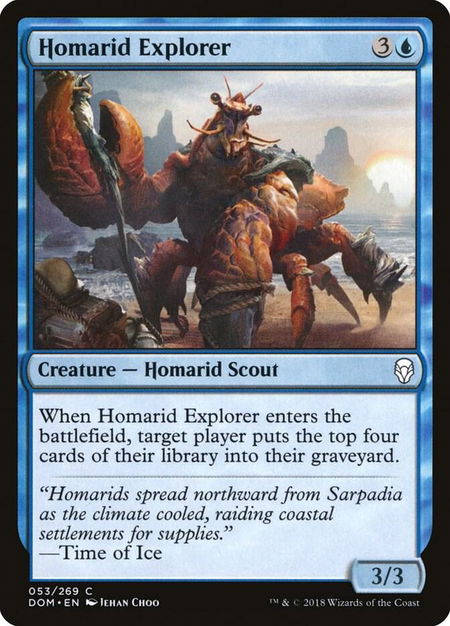 Homarid Explorer - Dominaria Magic: The Gathering trading card
