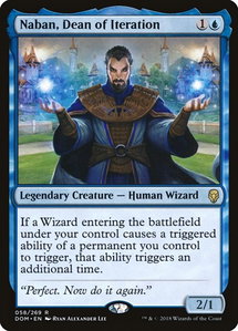 Naban, Dean of Iteration - Dominaria (DOM) #58 - Rare Magic: The Gathering Trading Card