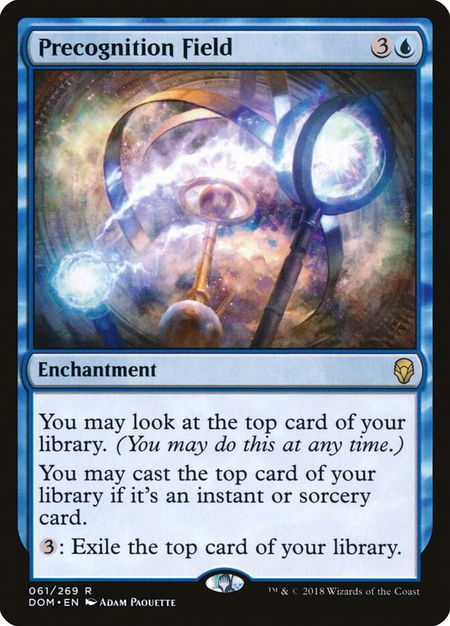 Precognition Field - Dominaria Magic: The Gathering trading card