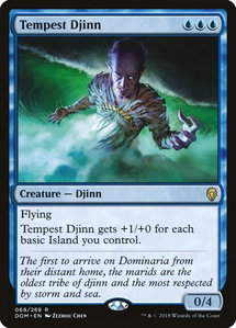 Tempest Djinn - Dominaria (DOM) #68 - Rare Magic: The Gathering Trading Card