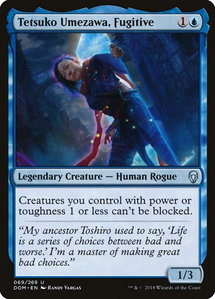 Tetsuko Umezawa, Fugitive - Dominaria (DOM) #69 - Uncommon Magic: The Gathering Trading Card