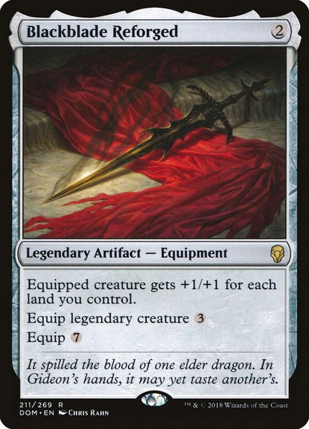 Blackblade Reforged - Dominaria Magic: The Gathering trading card