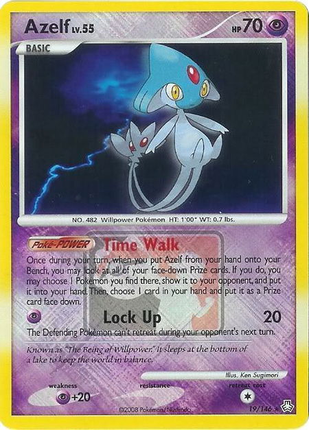 Azelf - 19/146 (League Promo) - League & Championship Cards Pokémon trading card