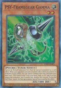 PSY-Framegear Gamma - Extreme Force (EXFO) #EXFO-ENSE3 - Super Rare YuGiOh Trading Card