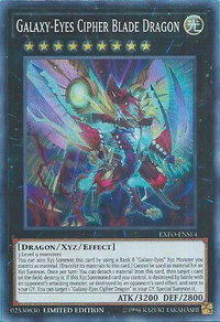 Galaxy-Eyes Cipher Blade Dragon - Extreme Force (EXFO) #EXFO-ENSE4 - Super Rare YuGiOh Trading Card