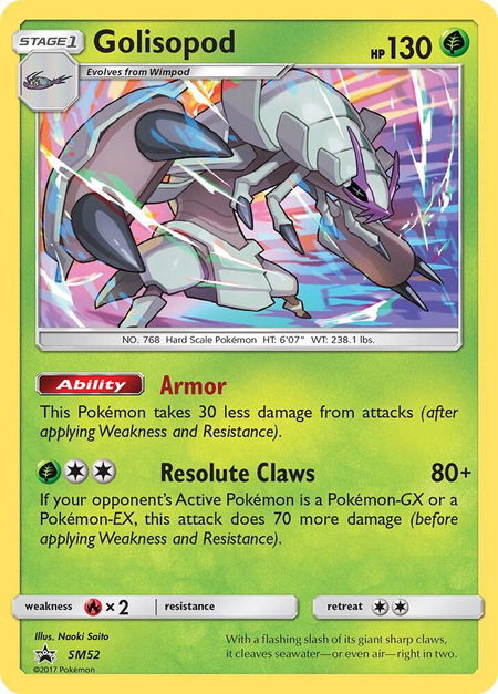 Golisopod - SM52 - SM Promos Pokémon trading card