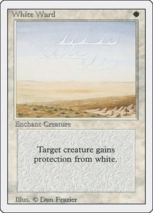 White Ward - Revised Edition (3ED) #45 - Uncommon Magic: The Gathering Trading Card