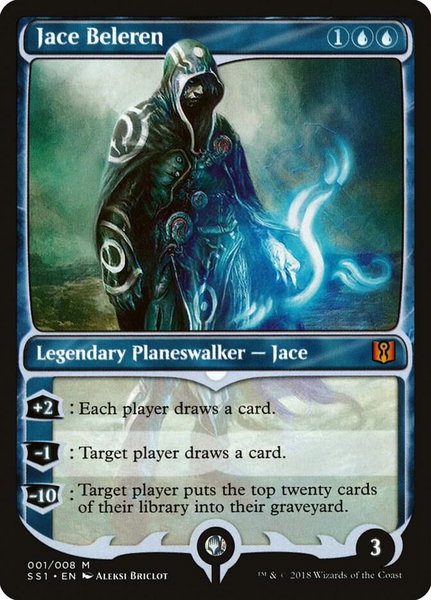 Jace Beleren trading card from Signature Spellbook: Jace Jace Beleren - Signature Spellbook: Jace Magic: The Gathering trading card