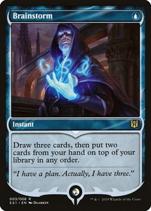Brainstorm - Signature Spellbook: Jace (SS1) #3 - Rare Magic: The Gathering Trading Card