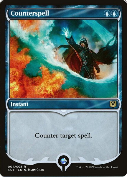 Counterspell trading card from Signature Spellbook: Jace Counterspell - Signature Spellbook: Jace Magic: The Gathering trading card