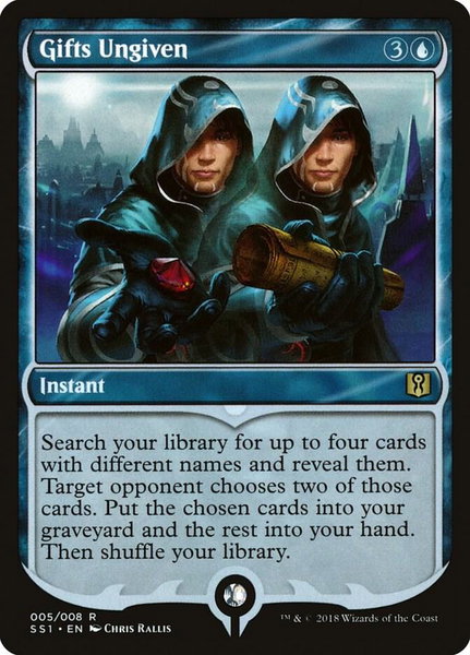 Gifts Ungiven trading card from Signature Spellbook: Jace Gifts Ungiven - Signature Spellbook: Jace Magic: The Gathering trading card