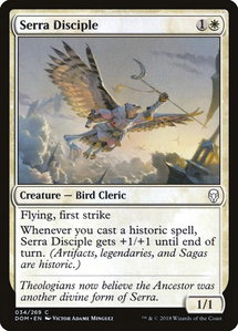 Serra Disciple - Dominaria (DOM) #34 - Common Magic: The Gathering Trading Card