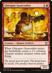 Ghirapur Gearcrafter - Duel Decks: Elves vs. Inventors (DDU) #46 - Common Magic: The Gathering Trading Card