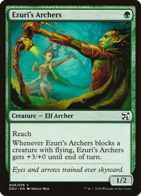 Ezuri's Archers - Duel Decks: Elves vs. Inventors Magic: The Gathering trading card