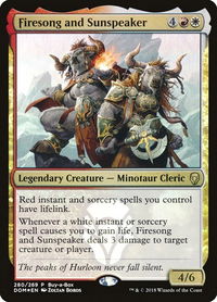 Firesong and Sunspeaker - Buy-A-Box Promos (BABP) #280 - Promo Magic: The Gathering Trading Card