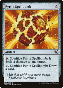 Pyrite Spellbomb - Duel Decks: Elves vs. Inventors (DDU) #60 - Common Magic: The Gathering Trading Card