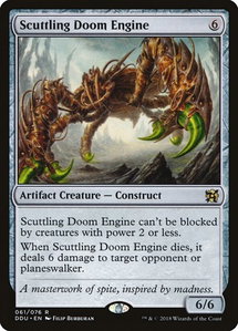 Scuttling Doom Engine - Duel Decks: Elves vs. Inventors (DDU) #61 - Rare Magic: The Gathering Trading Card