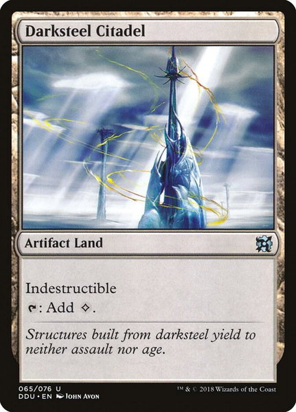Darksteel Citadel - Duel Decks: Elves vs. Inventors Magic: The Gathering trading card