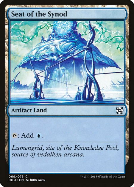 Seat of the Synod - Duel Decks: Elves vs. Inventors Magic: The Gathering trading card