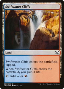 Swiftwater Cliffs - Duel Decks: Elves vs. Inventors (DDU) #71 - Common Magic: The Gathering Trading Card