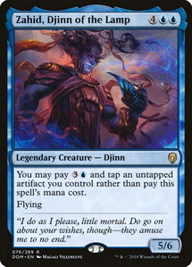 Zahid, Djinn of the Lamp - Dominaria (DOM) #76 - Rare Magic: The Gathering Trading Card