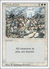 Wrath of God - Revised Edition (3ED) #46 - Rare Magic: The Gathering Trading Card